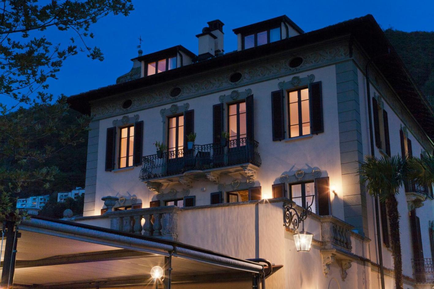 Albergo Ristorante La Palma Bissone Exterior foto